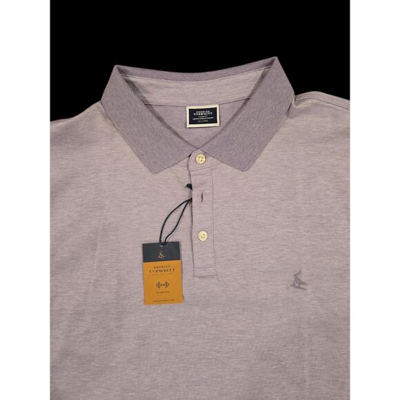 NWT Charles Tyrwhitt Men's Golf Polo XXL ,Lavender - Picture 4 of 6